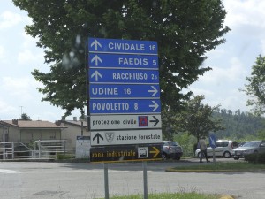 Immer Richtung Faedis...