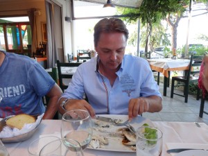 Der "Valli" mit Fisch...