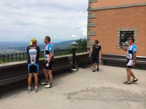 Die Radfreunde in Castelmonte...