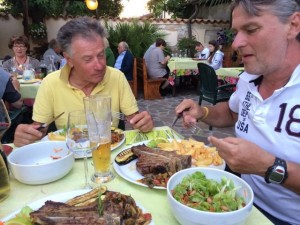 Wer viel Rad fährt muss anständig essen...