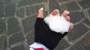 Es ist tatsächlich Schnee...