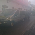 Umstieg auf ein Taxi...